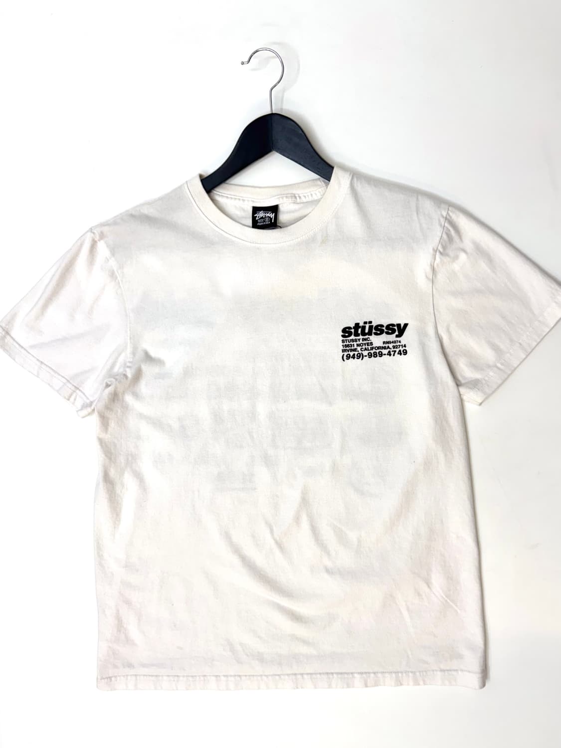 Stussy 스투시 DNA 피그먼트 다이드 티셔츠 내츄럴 상품이미지2