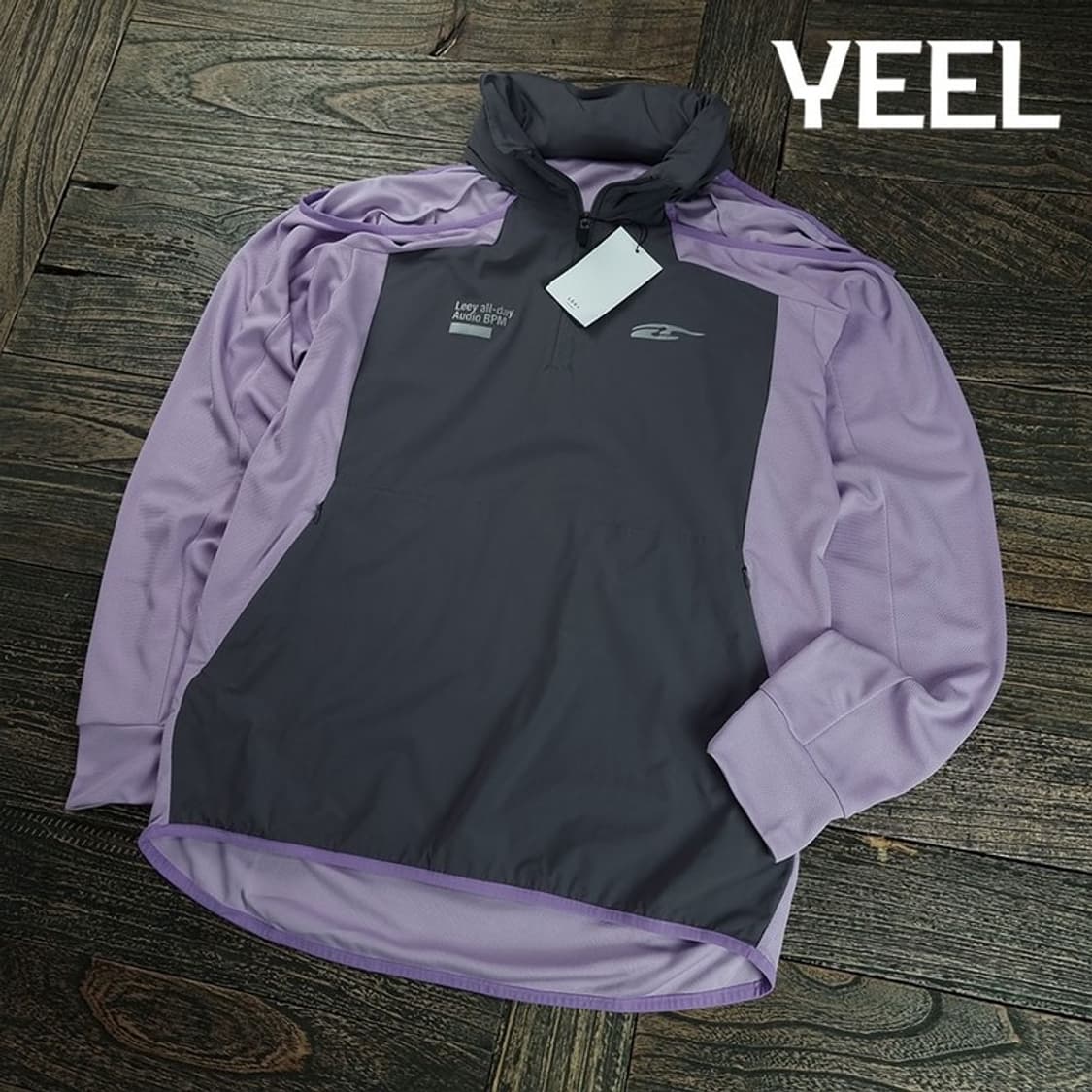 [LEEY YEEL](새상품)스포티 오픈 숄더 후디드 그레이 M19818 상품이미지2