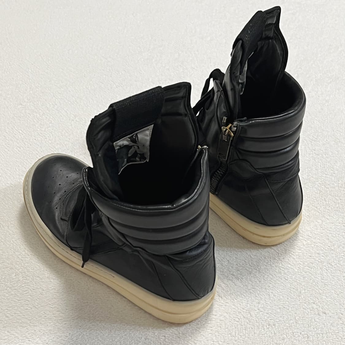 릭오웬스 13FW 지오바스켓 모노크롬 LPO 검검흰 상품이미지4