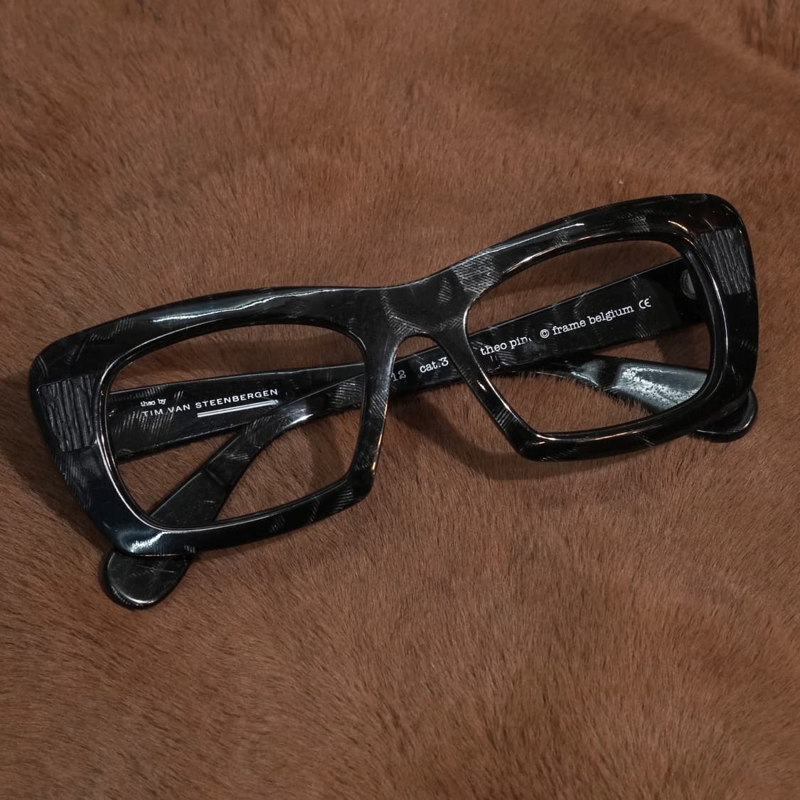Tim Van Steenbergen 테오 기하학 패턴 안경 상품이미지1