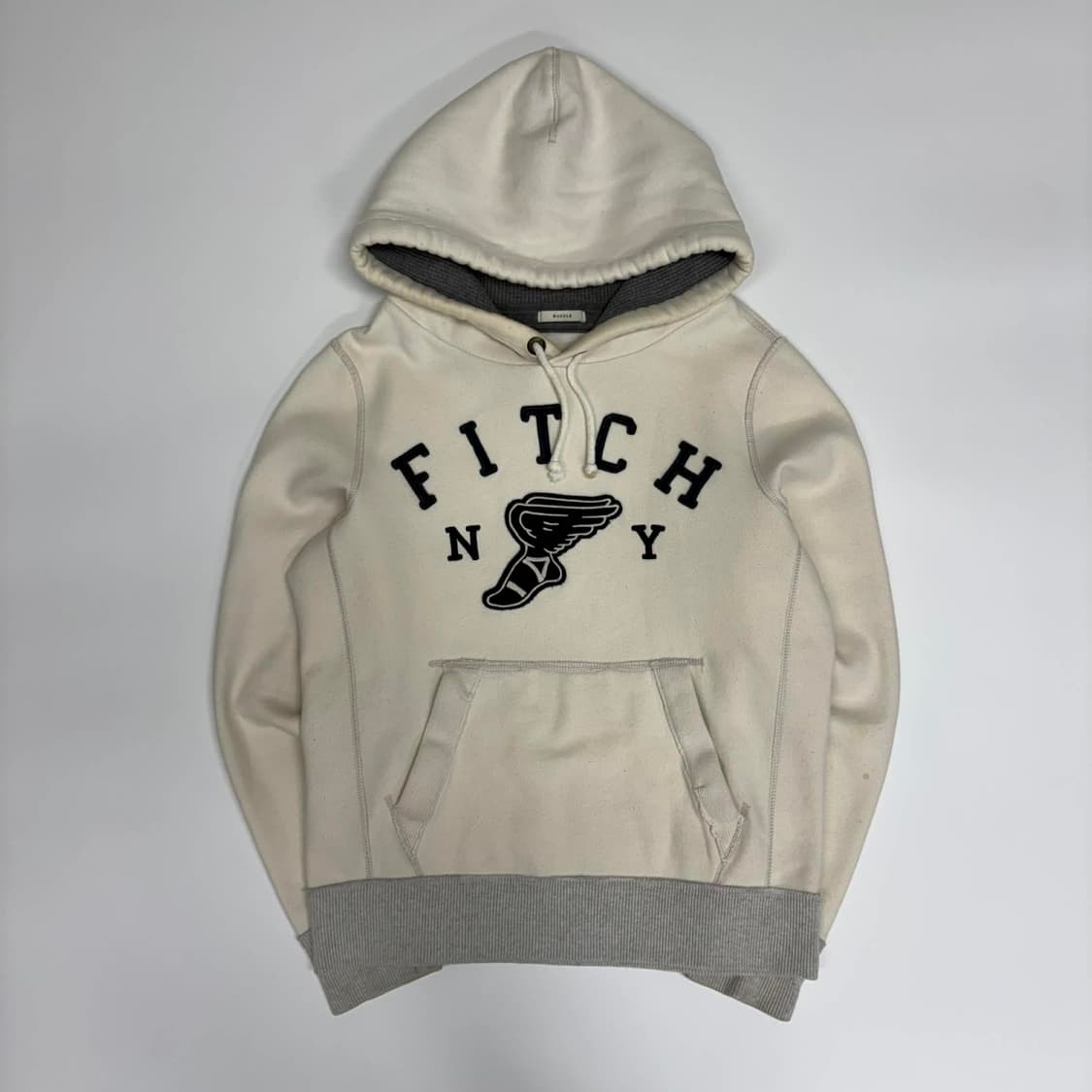 아베크롬비 y2k 올드스쿨 대장급 화이트 스웨트셔츠 후드티(M) 상품이미지2