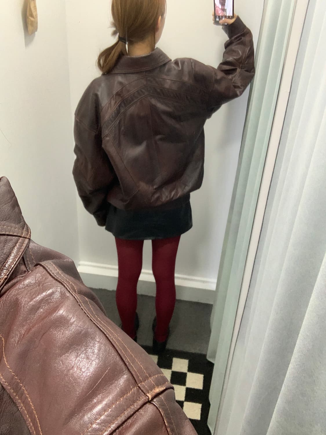 vintage 소가죽 자켓 (Made in italy) 상품이미지7