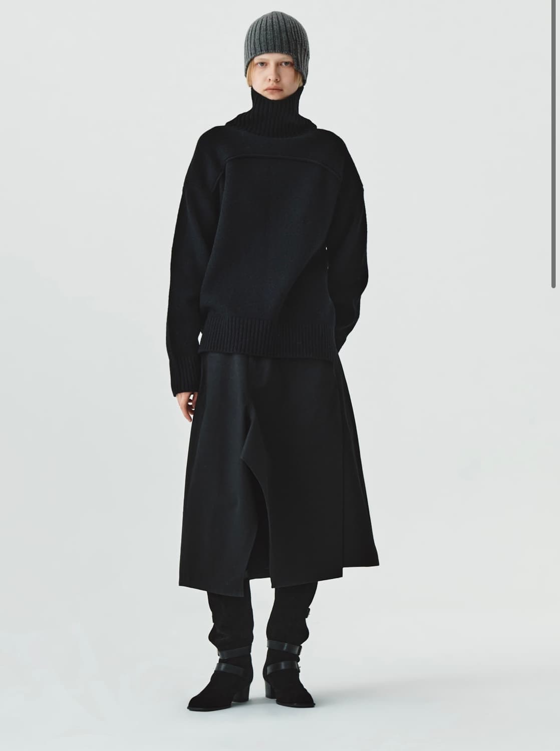 킴마틴 언발란스 스커트 상품이미지1