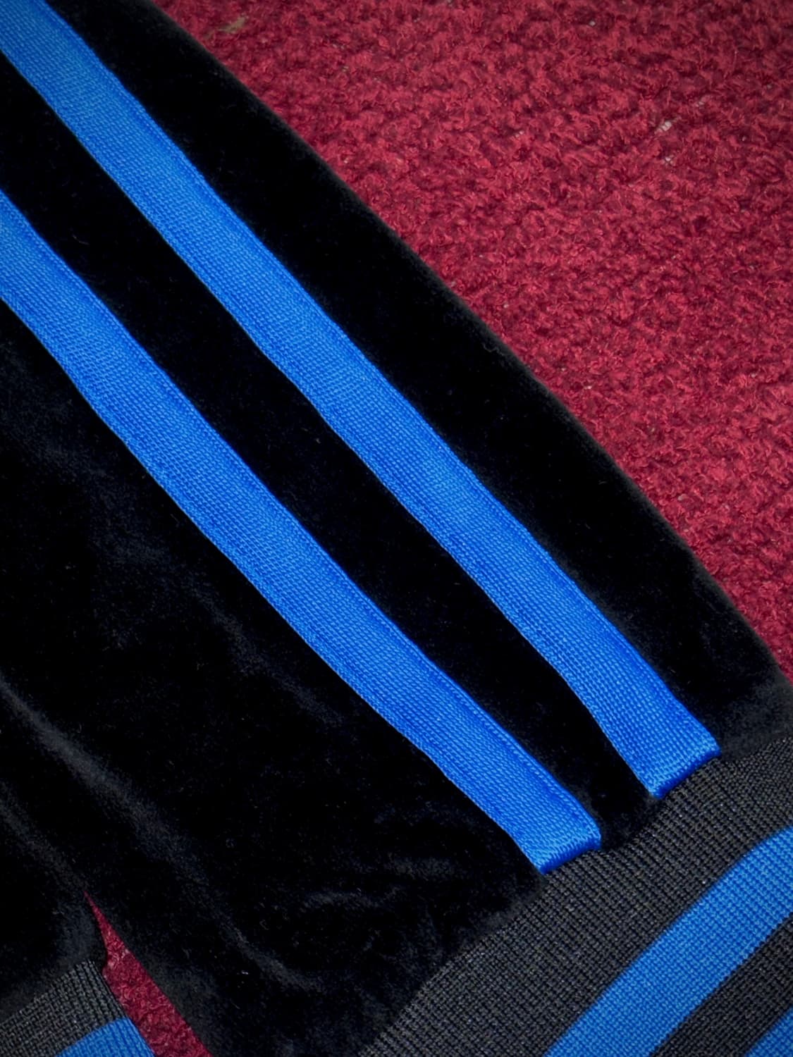 올드스쿨 카파 벨벳 벨루어 트랙탑 져지 S 상품이미지5