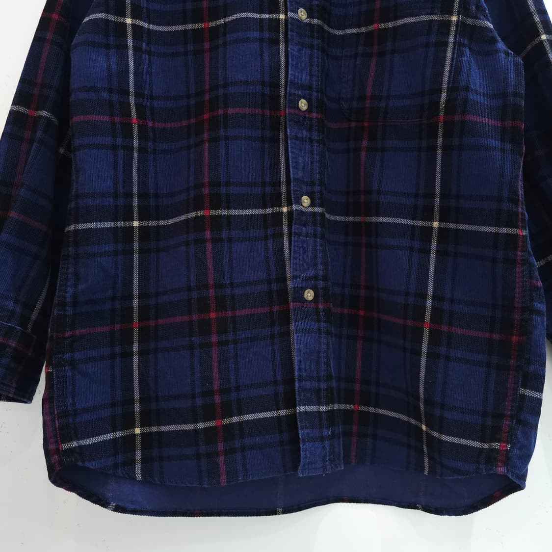 FIRE FLAG  플란넬 잔골덴 체크셔츠 상품이미지4