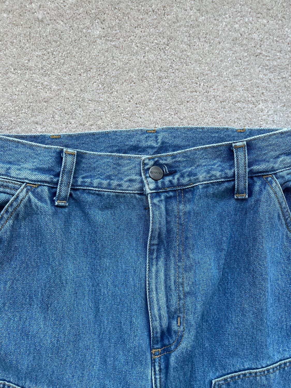 칼하트 WIP 더블니 데님 (31-34) 상품이미지5