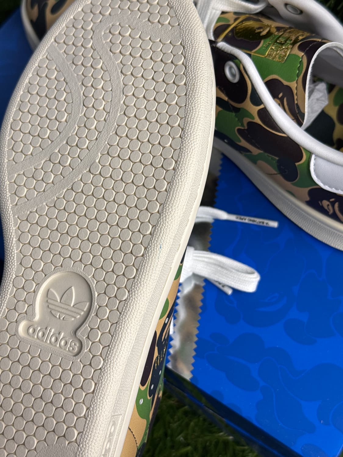 아디다스 x 베이프 스탠 스미스 클라우드 화이트 상품이미지2