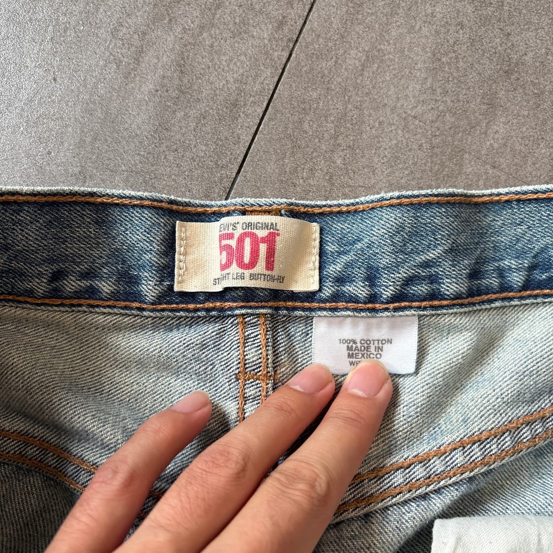 리바이스 정품 501 데님 팬츠 상품이미지5