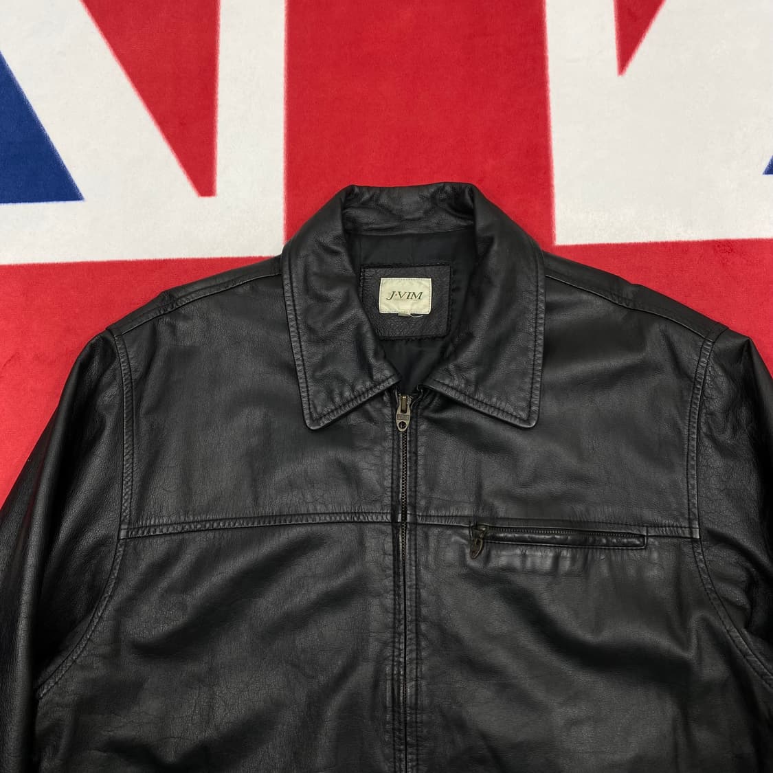 빈티지 소가죽 자켓 실측 105-110 상품이미지3