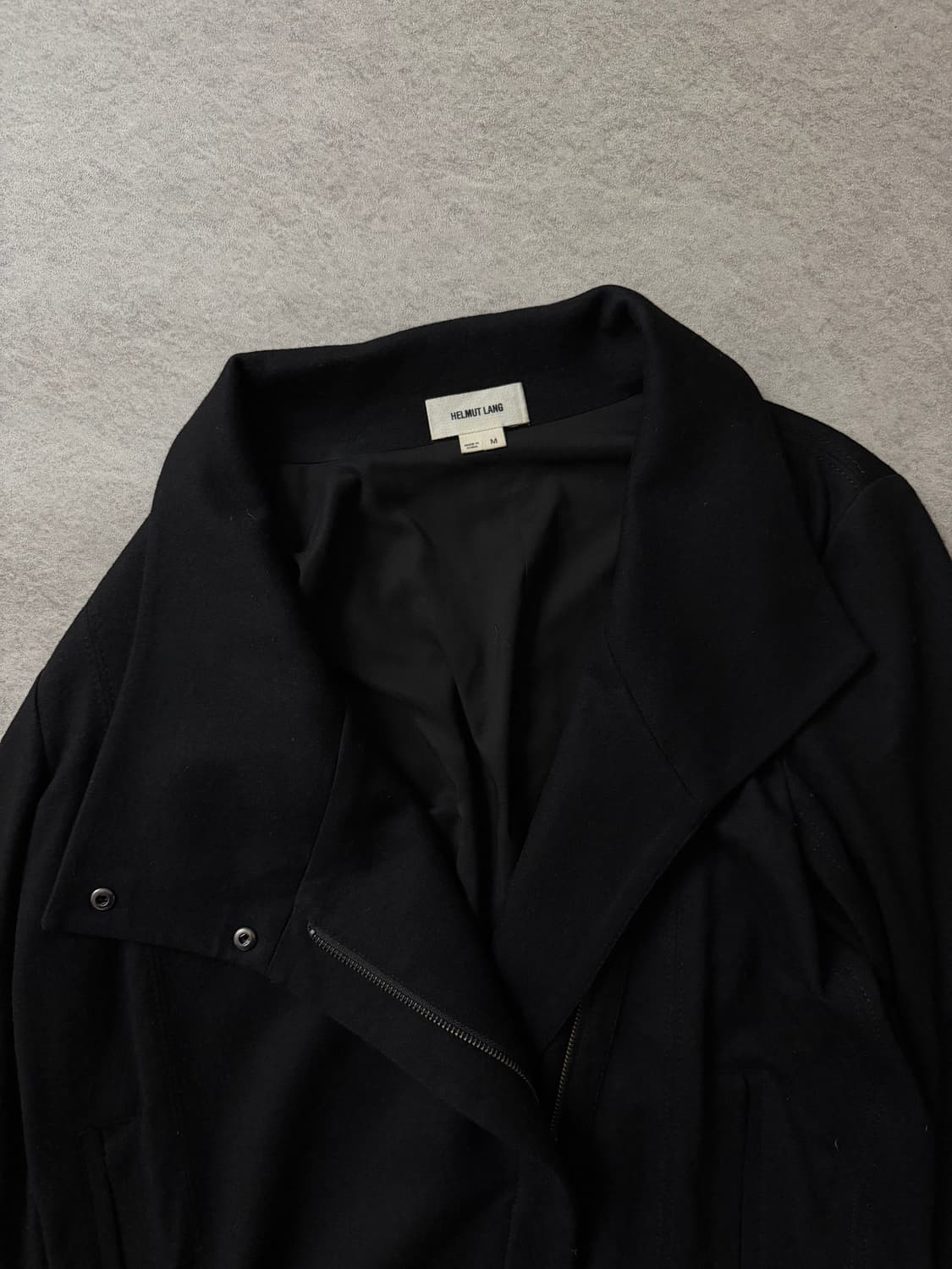 헬무트랭 비대칭 하이넥 자켓 상품이미지6