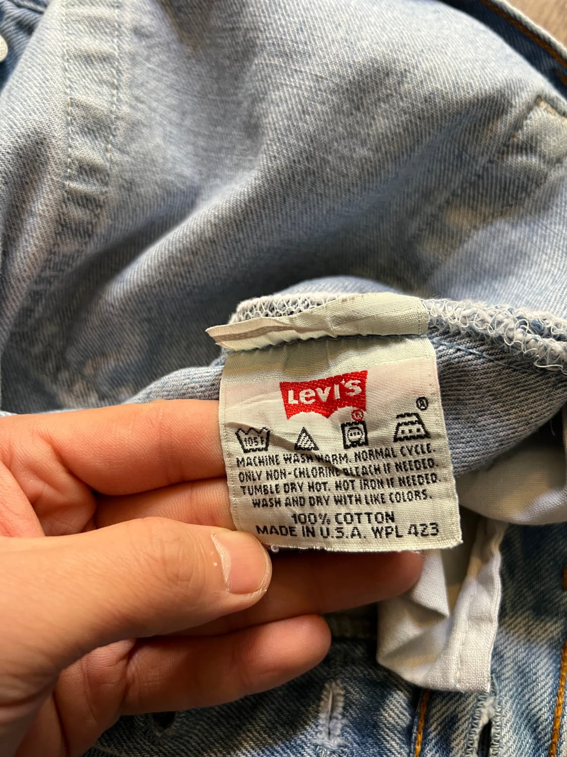 [34]90's 리바이스 501 Made in USA 데님 팬츠 S2 상품이미지8