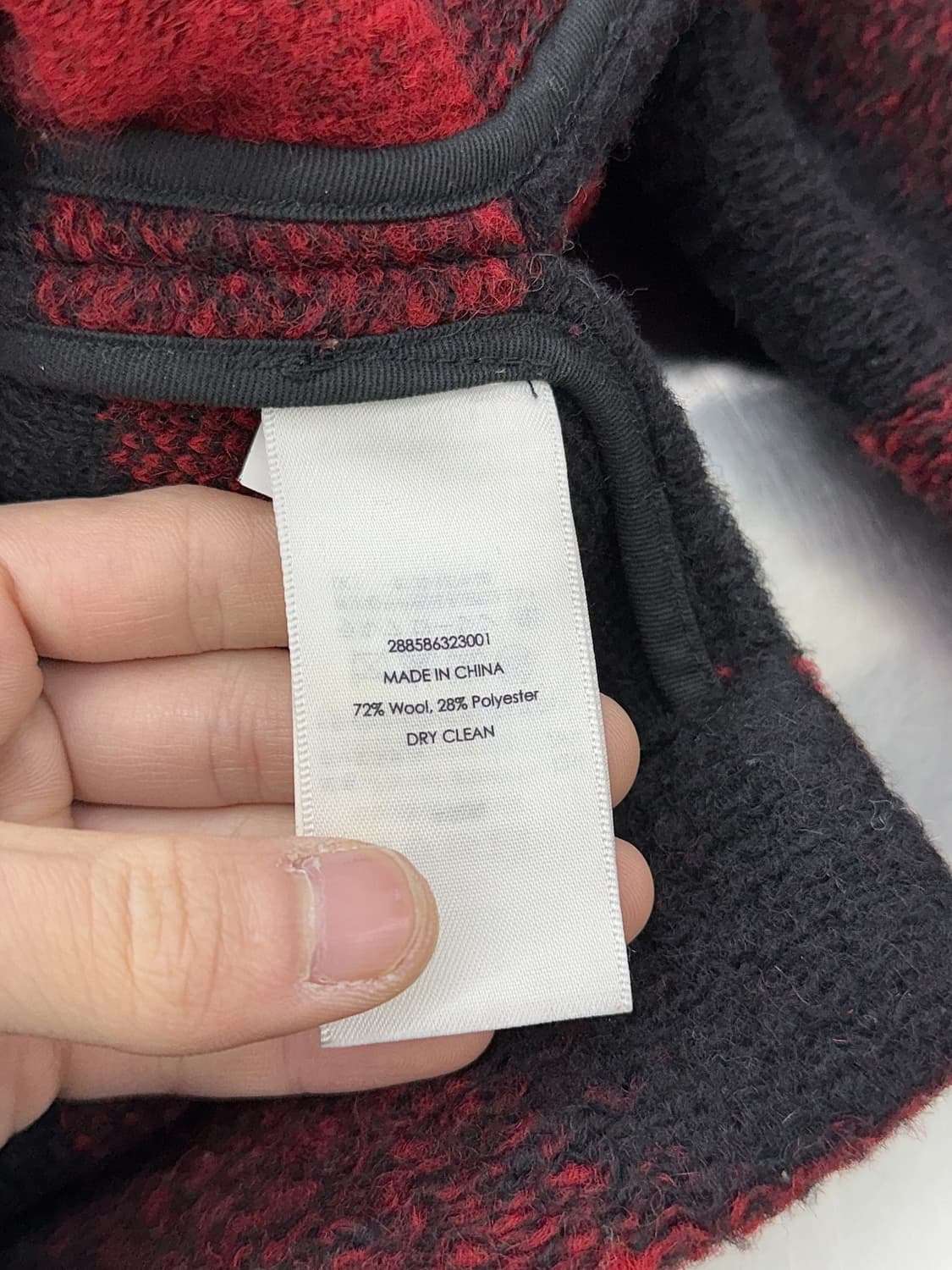 데님 앤 서플라이 랄프 로렌 체스보드 투포켓 울 셔츠 자켓 상품이미지8