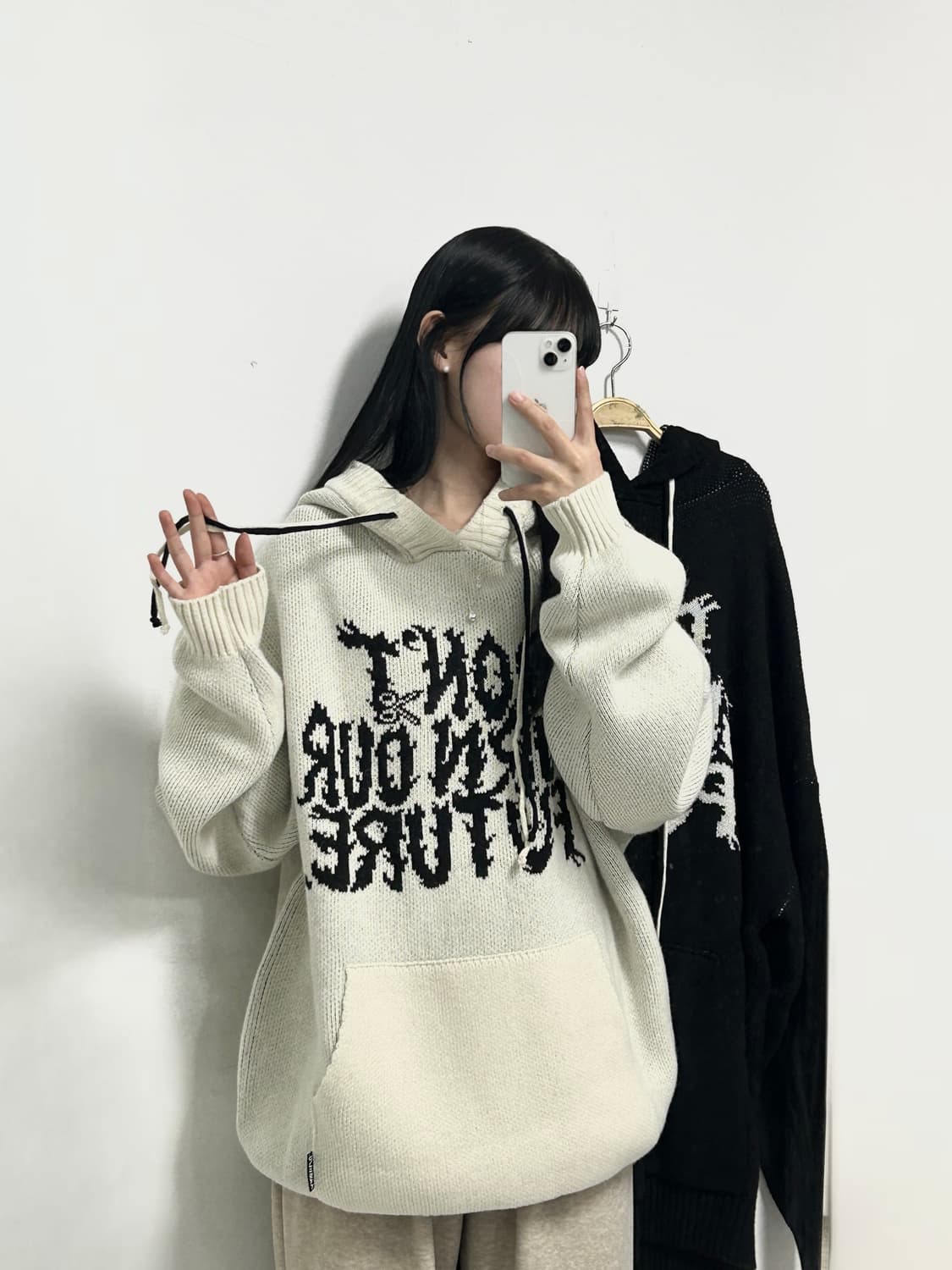 마하그리드 후드 니트 상품이미지1