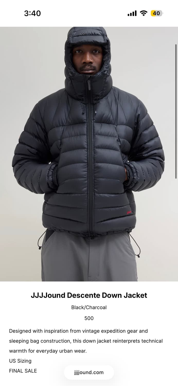 데상트 얼터레인 자운드 다운자켓 xl 구합니다 상품이미지1