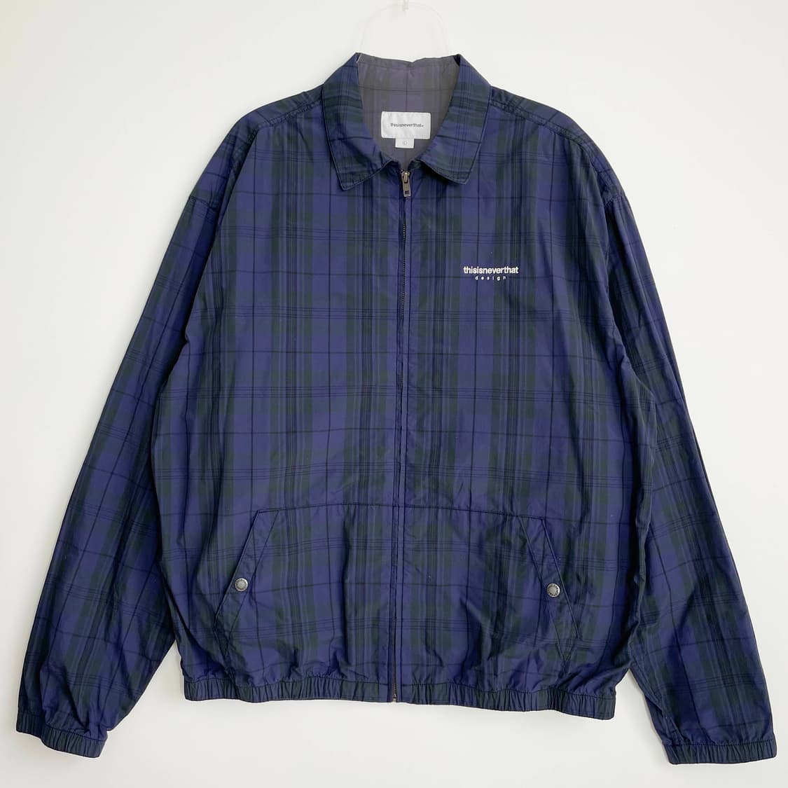 B1 디스이즈네버댓(thisisneverthat) 코듀라 체크 자켓 L사 상품이미지1