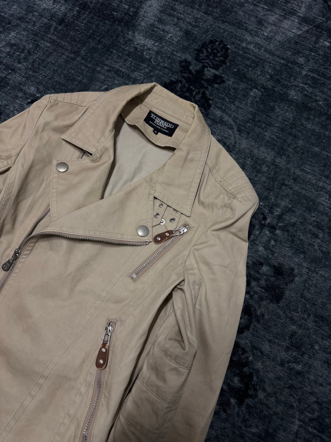 Tornado mart 00s beige rider jacket 상품이미지3