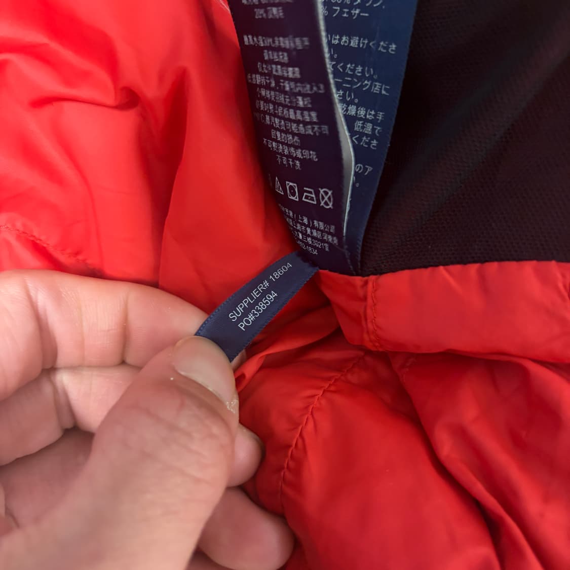 폴로 랄프로렌 화이트 빅포니 USA 성조기 덕다운 패딩 상품이미지4