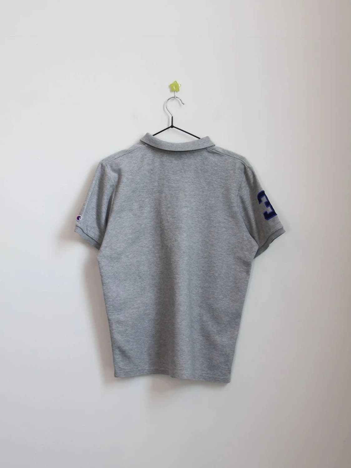 Champion Grey Polo Shirt Big Logo 상품이미지6