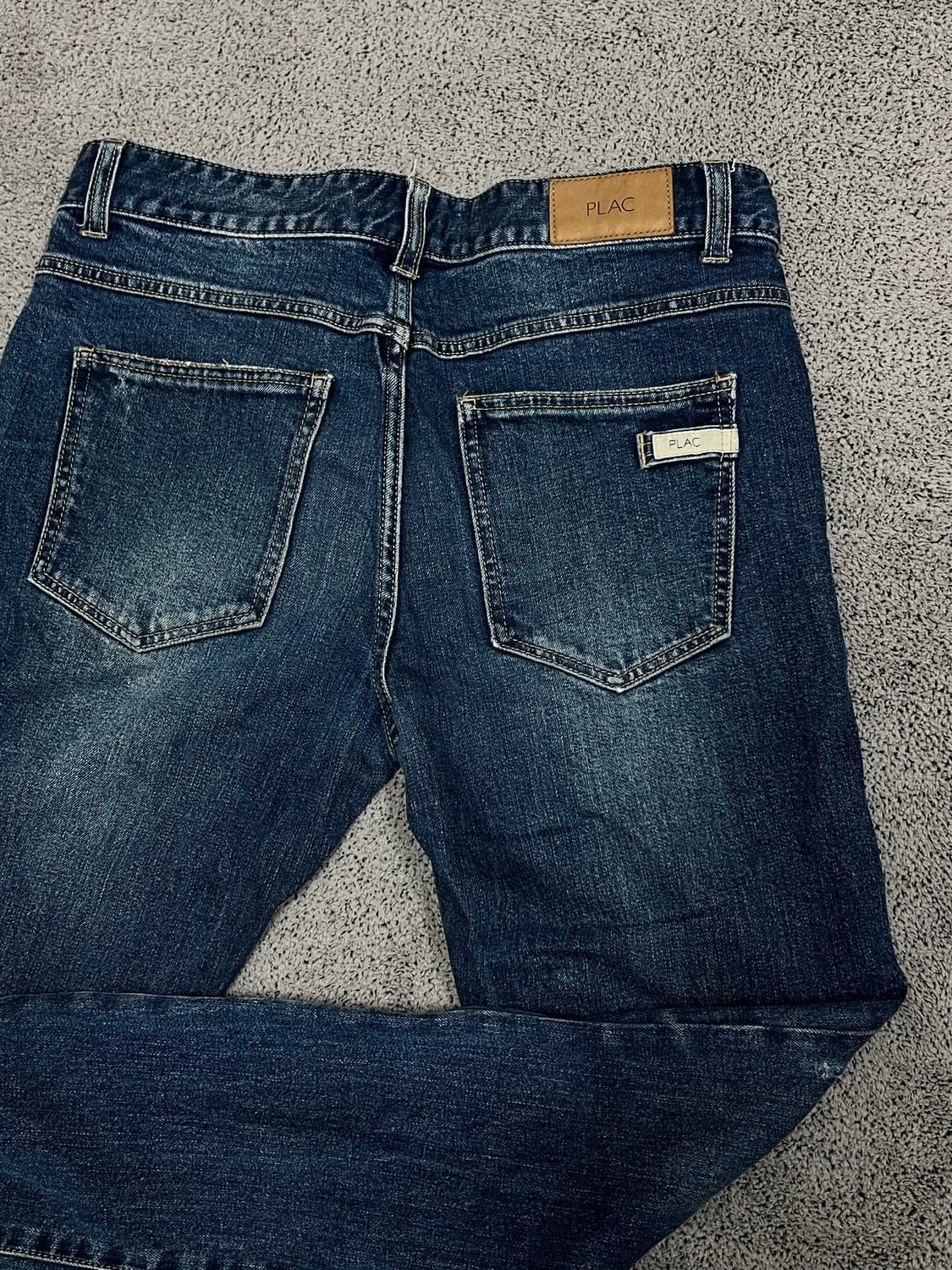 (32) 플렉 베를린 슬림 스트레이트 핏 데님 팬츠 상품이미지5