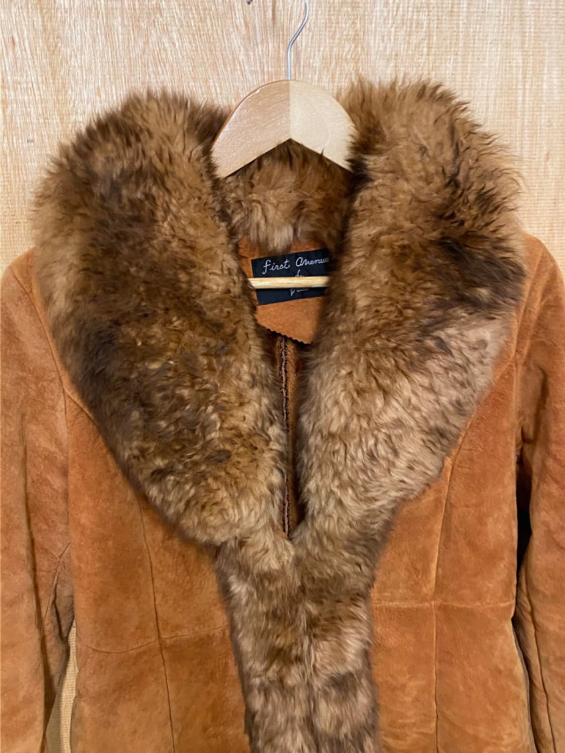 VTG mustang suede fur coat 무스탕 퍼 코트 상품이미지4