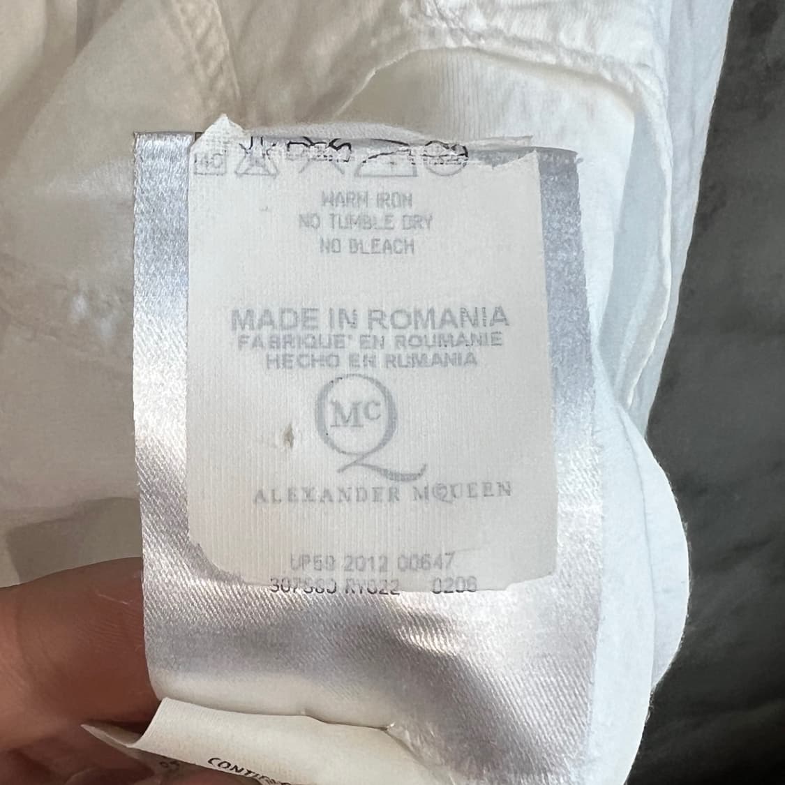 알렉산더 맥퀸 밀리터리 시어 셔츠 상품이미지10