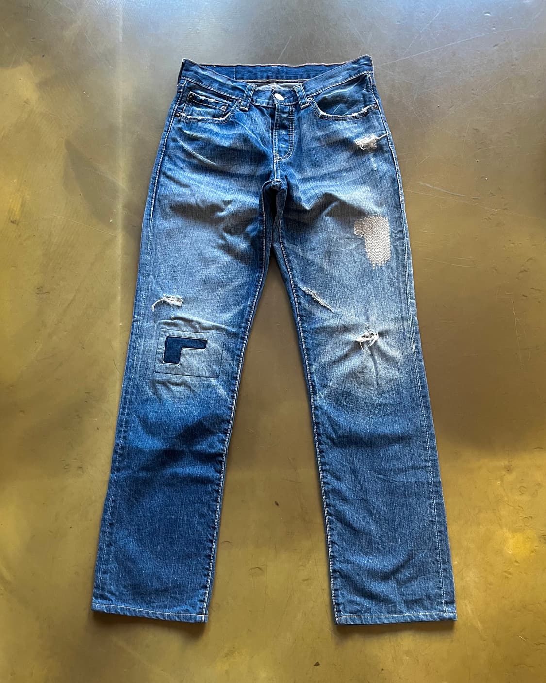 2000‘s Levi's Japan OS502 Repair Jeans 상품이미지4