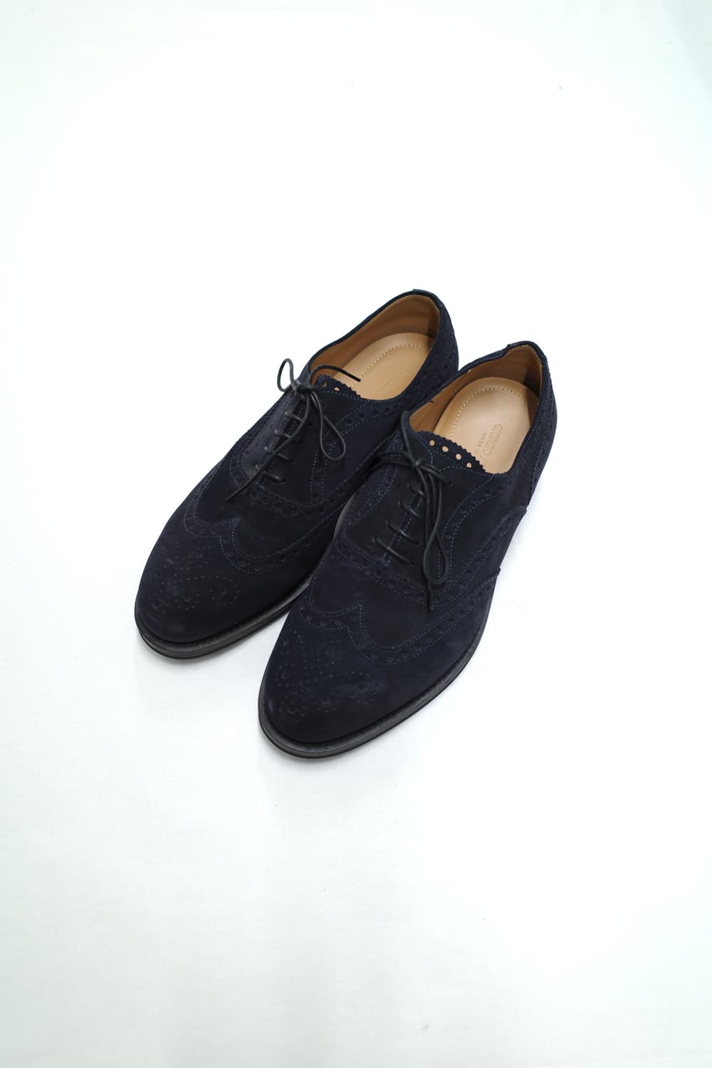 Giorgio Armani Suede Brogues Derby Shoes 상품이미지2