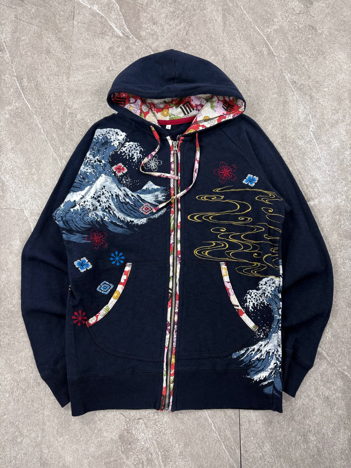 Japanese Vintage Oriental Hooded zip-up  상품이미지1