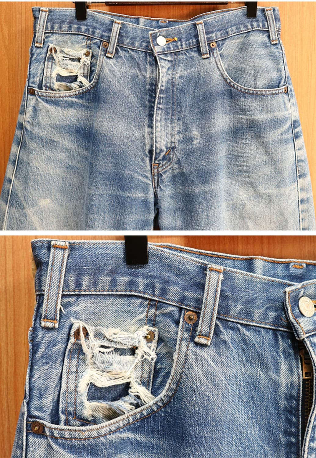 일본판 80S LEVIS 리바이스 502XX 빅E 빈티지 셀비지데님
 상품이미지2