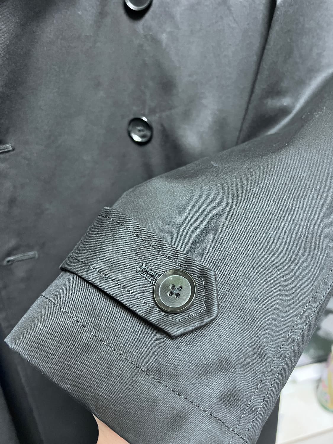 요지야마모토 Y’s / 블랙 트렌치코트 상품이미지6