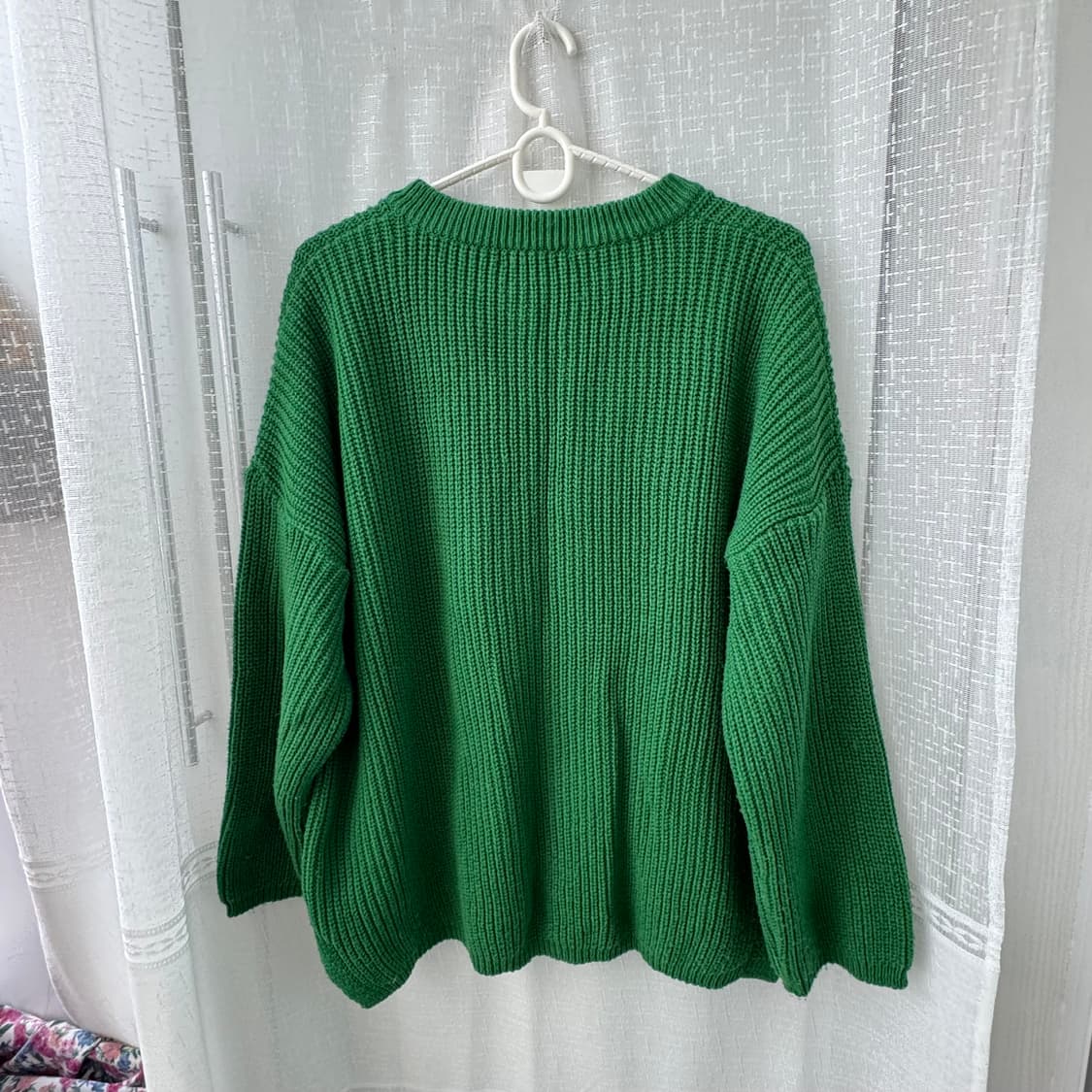 초록 긴팔 니트 프리 상품이미지3