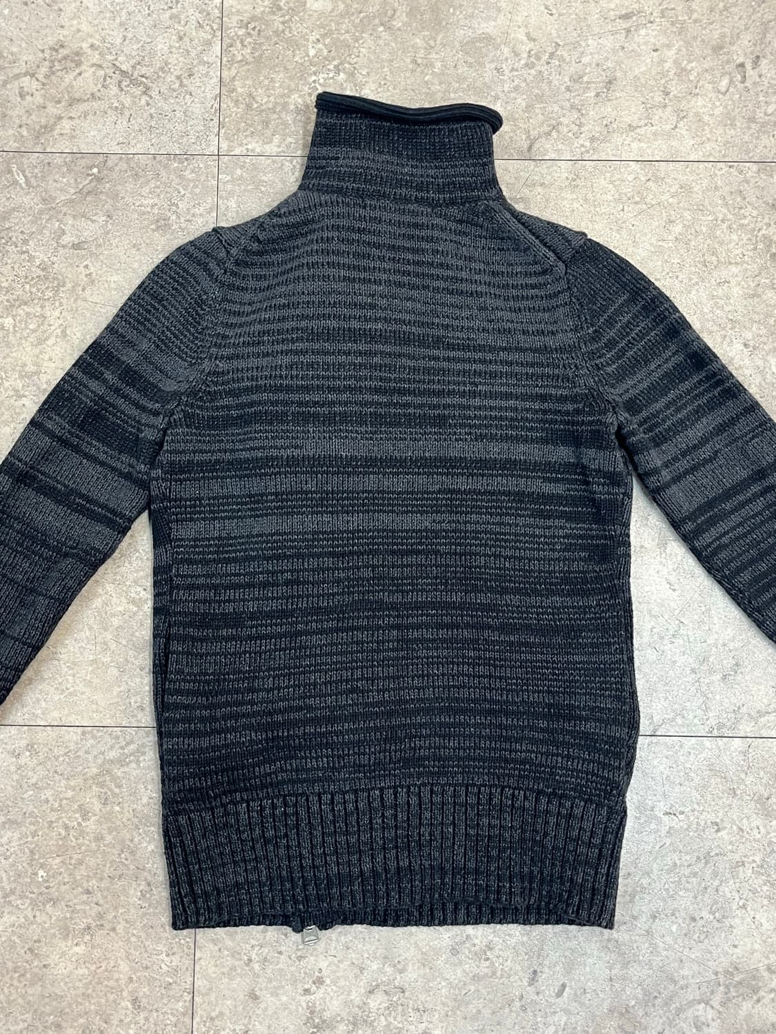 아르마니 익스체인지 니트 집업 차콜 XS #csz3679 상품이미지8