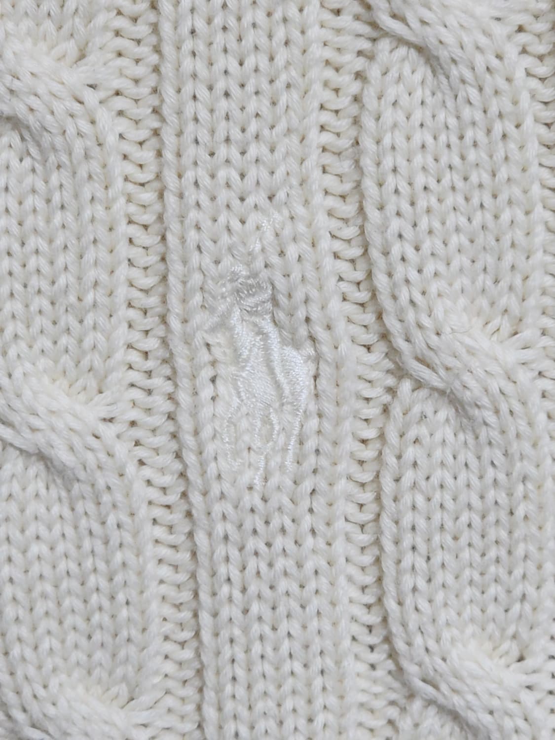 (S) 랄프로렌 폴로 꽈배기 니트 아이보리 케이블 스웨터  상품이미지4