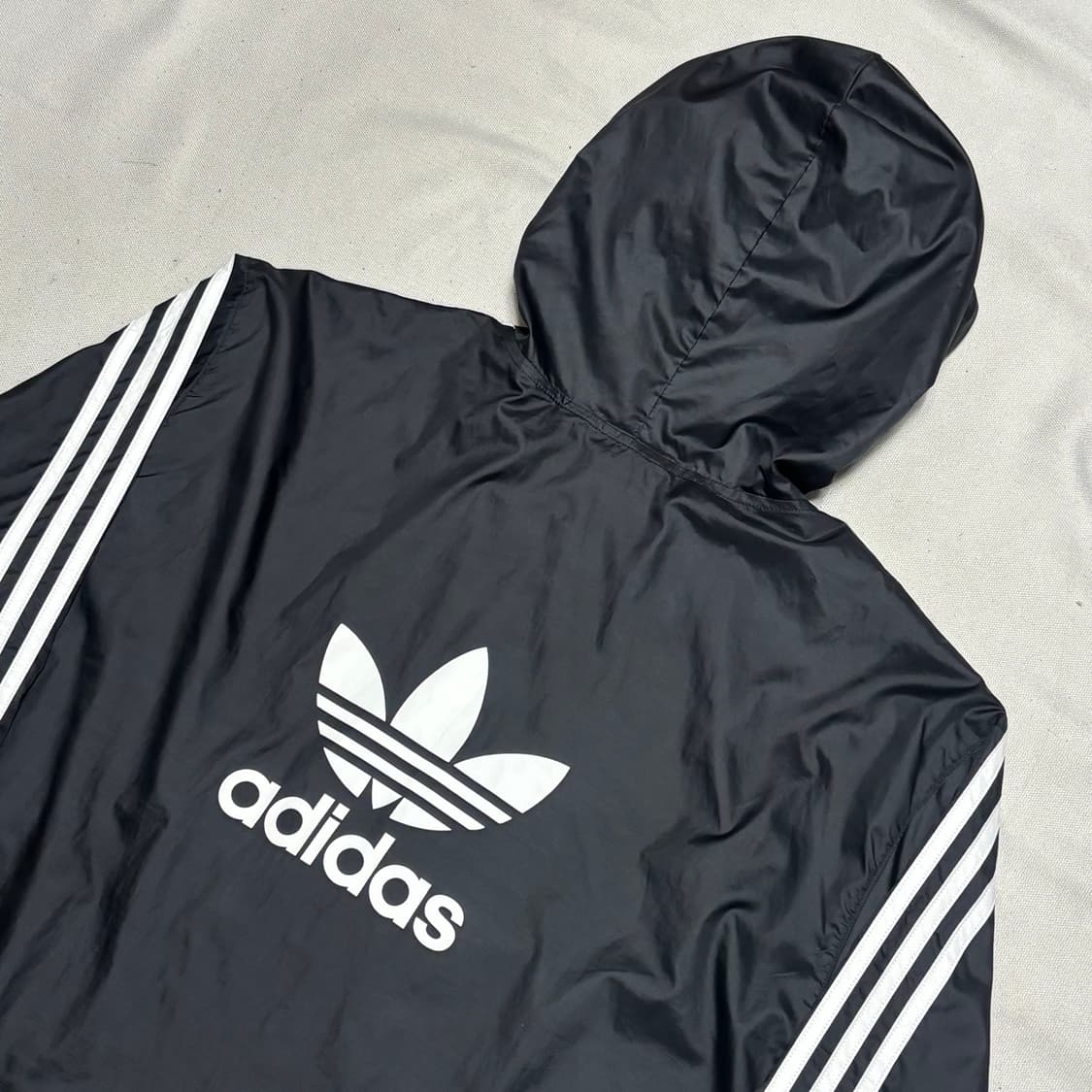 2XL 아디다스 유로파 블랙 후드 바람막이 상품이미지1