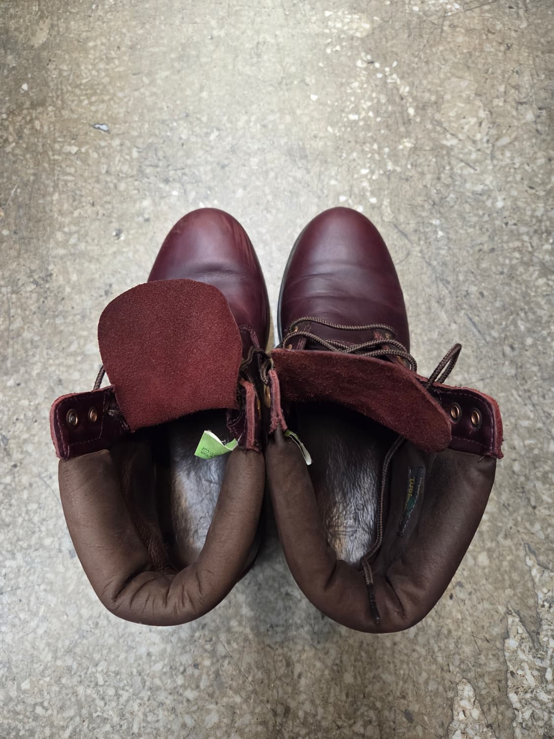 팀버랜드 남성 워커부츠 8w 버건디컬러 상품이미지6