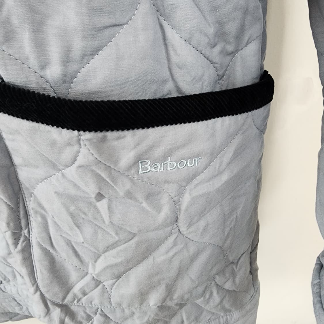 바버 퀼팅 자켓 블루 상품이미지4