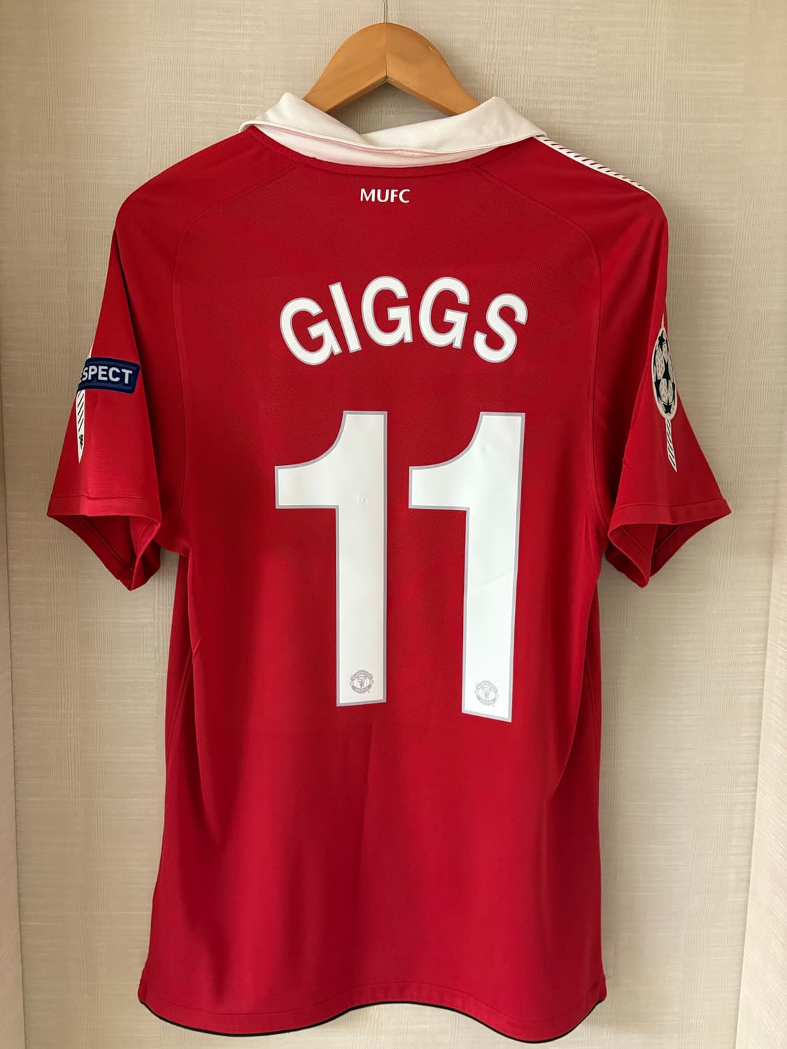 10-11 맨체스터유나이티드 홈 긱스 유니폼 정품 상품이미지5