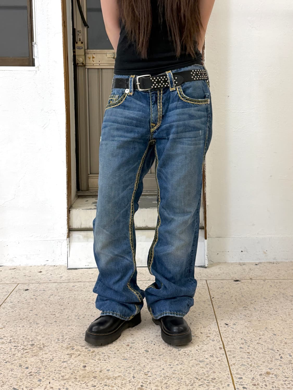 트루릴리전 스트레이트 핏 상품이미지1