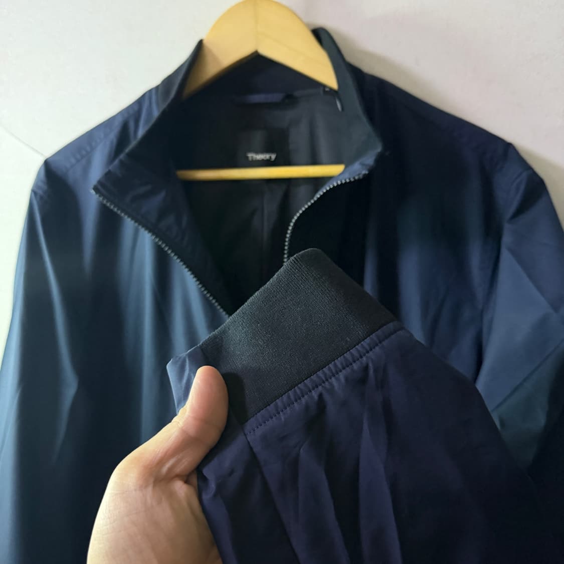 띠어리 남성 간절기 바람막이 블루종 네이비 XL (남성 105정도) 상품이미지4