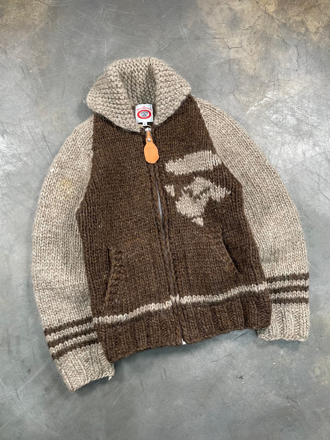 00s 베이프 코위찬 니트집업 상품이미지2