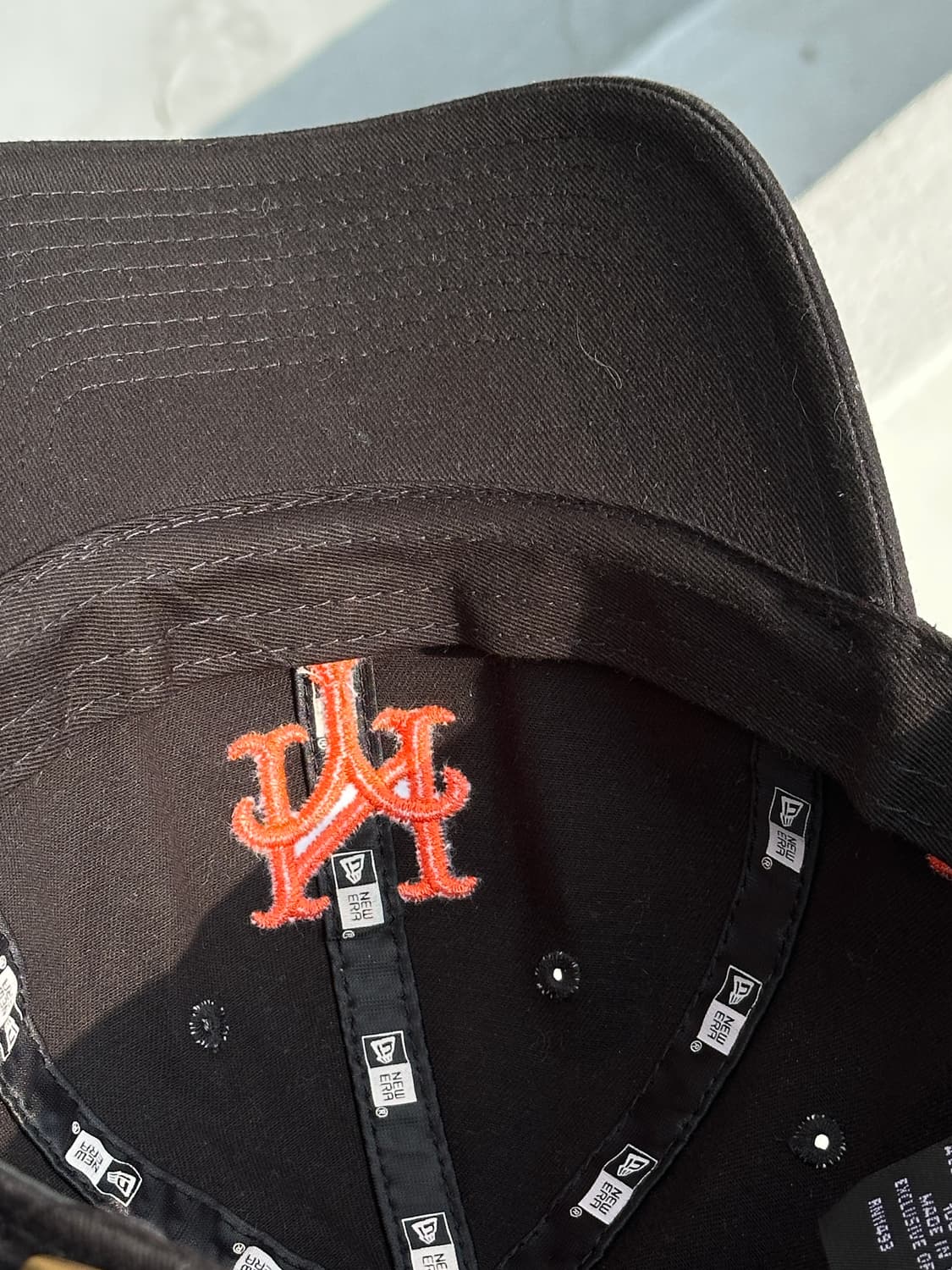 [F] 뉴에라 뉴욕메츠 로고 블랙 볼캡 모자 상품이미지6