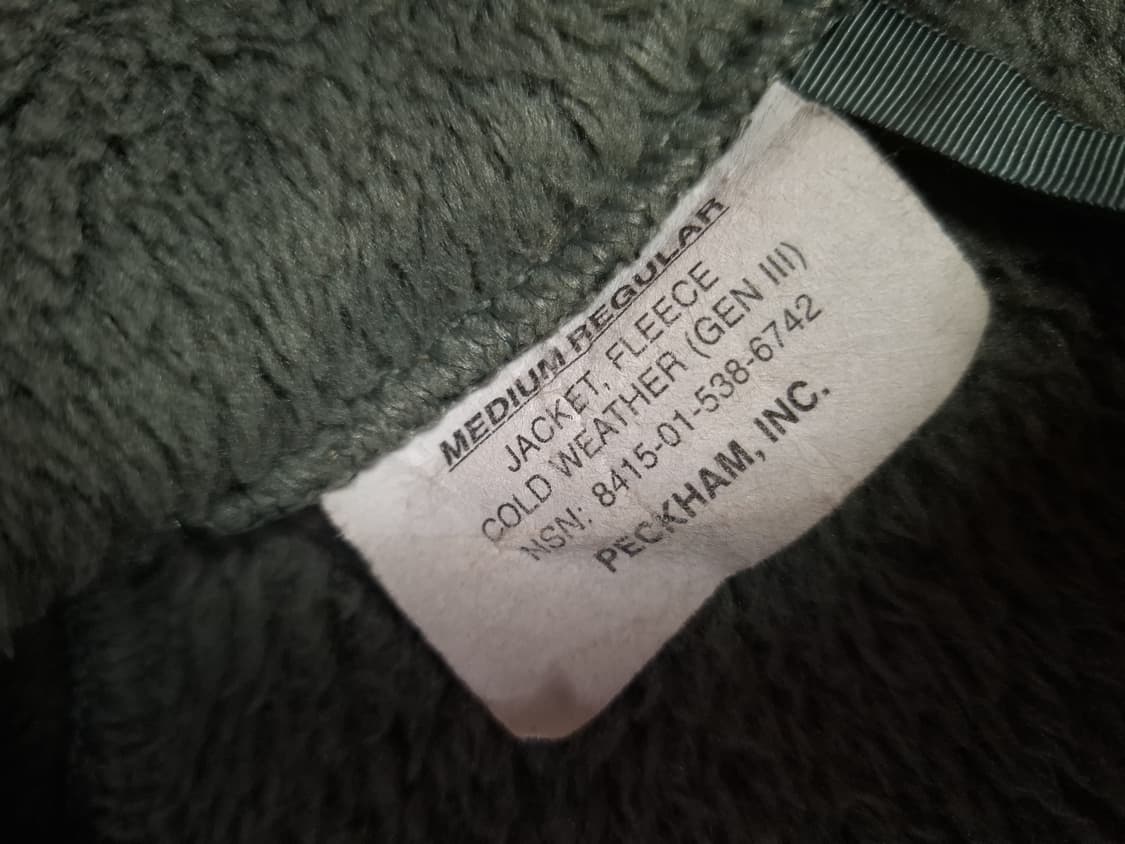 오리지날 미군 ACU 폴라텍 써멀 고어텍스 내피 상품이미지2