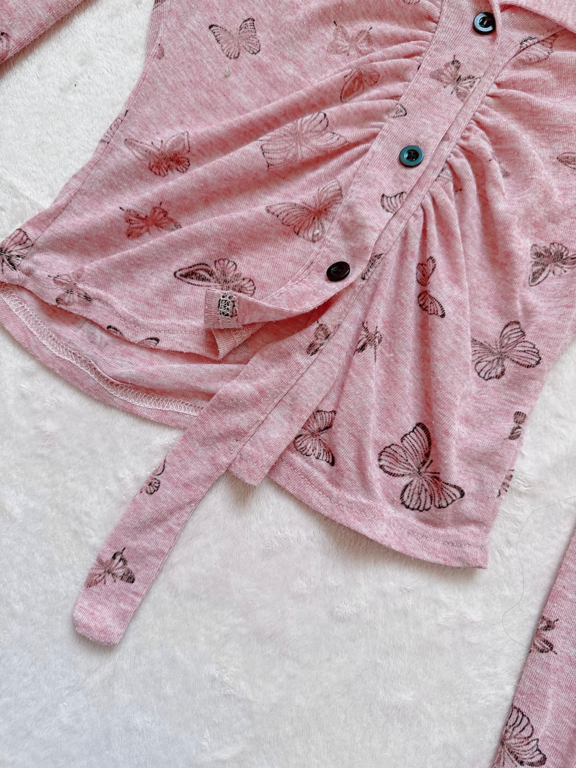 빈티지 핑크 블라우스 상품이미지5