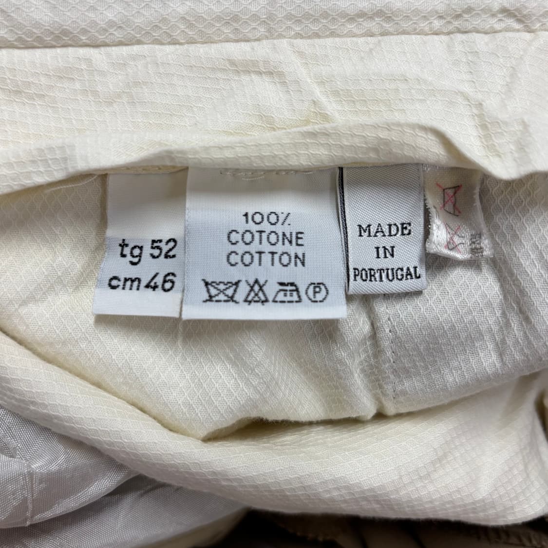 에르메네질도 제냐 zegna 원턱 베이지 카키 치노 팬츠 슬랙스 상품이미지7