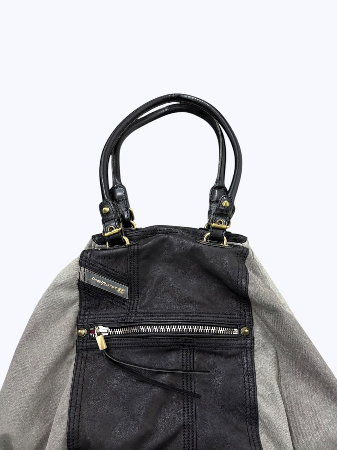 DIESEL INDUSTRY canvas & leather bag  상품이미지3