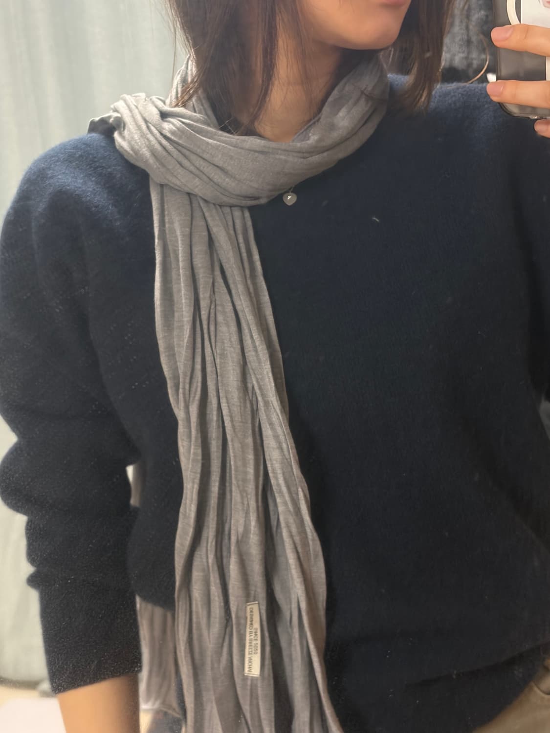 브리즈아카이브 스카프 그레이 상품이미지3