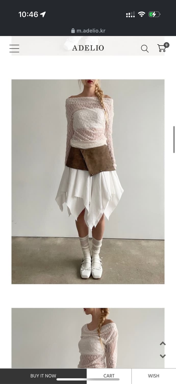 [미개봉 새상품 50% 할인🚨] Cutting petal skirt 상품이미지2