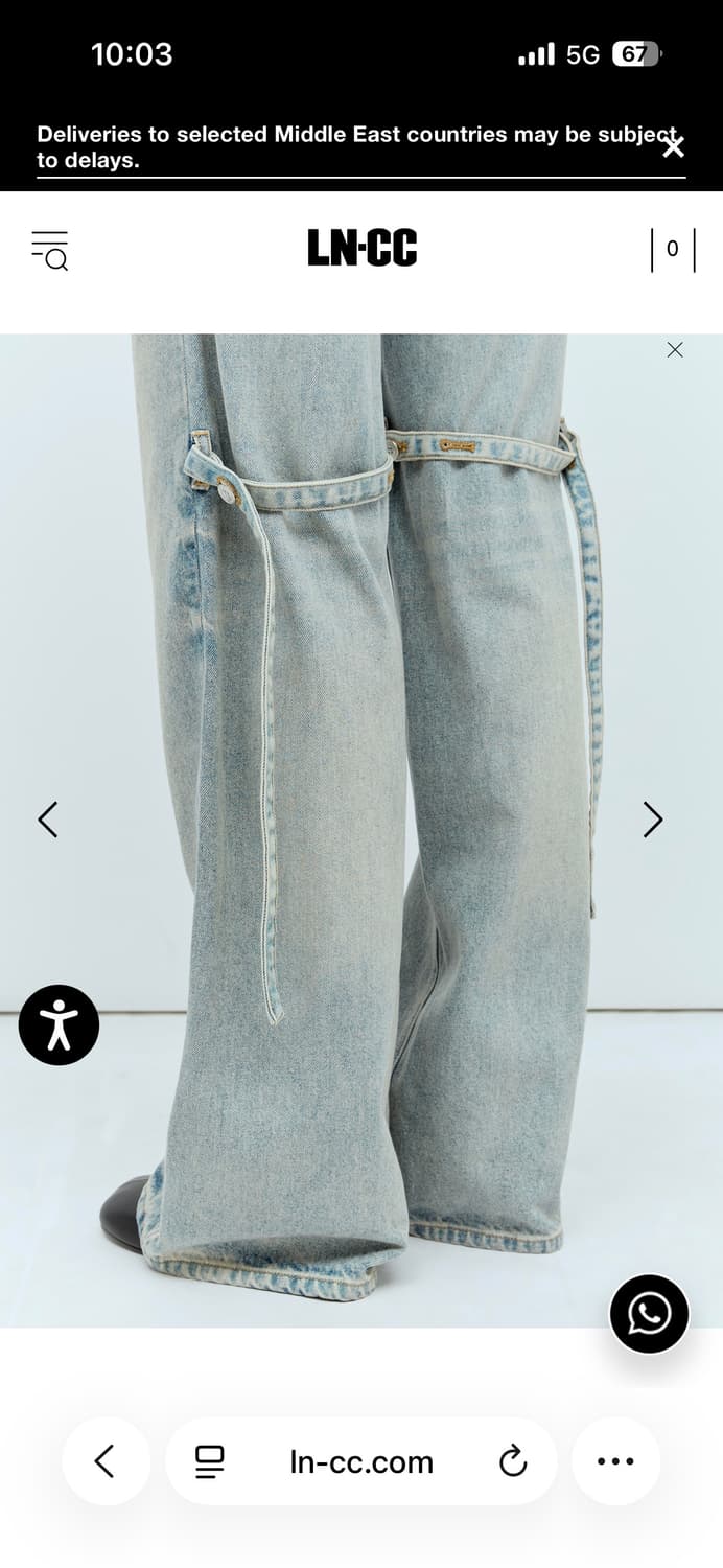 꾸레쥬 courreges 세일러 데님 40 상품이미지4