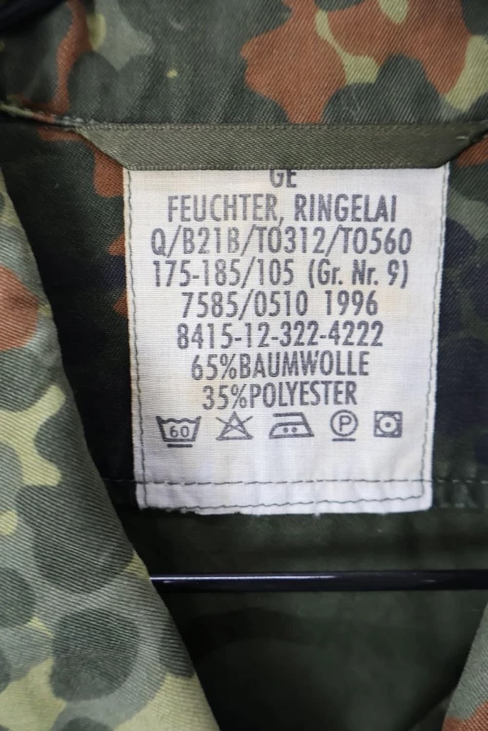 German Military Flecktarn Field Jacket 상품이미지5