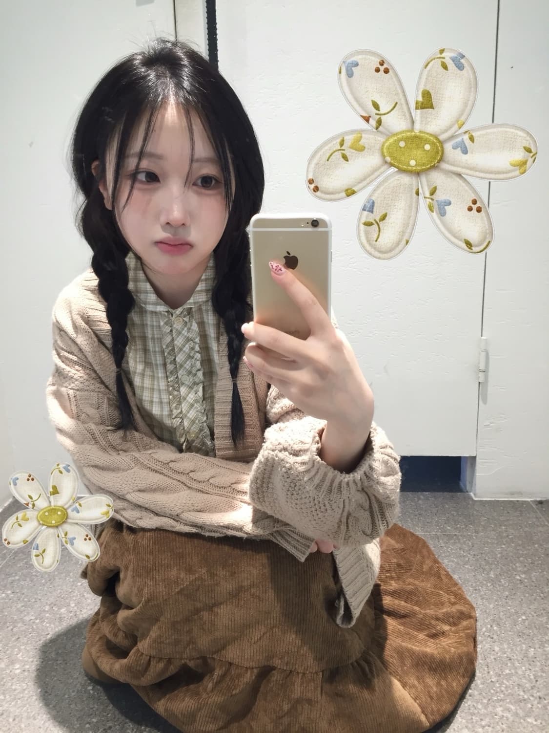 빈티지 시골 소녀 코디세트 상품이미지1